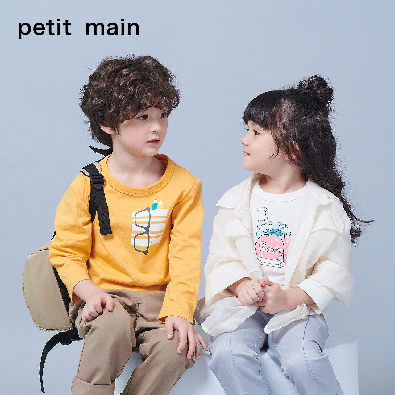 petitmain童装男女童t恤纯棉上衣 petitmain童装T恤