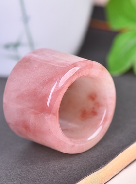 天然新疆金丝玉男女款玉石指环