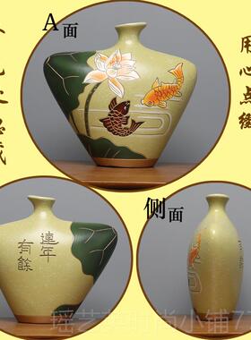 正品中式复古陶玄瓷客厅家居关展古示隔柜博架小摆件办公室装饰断