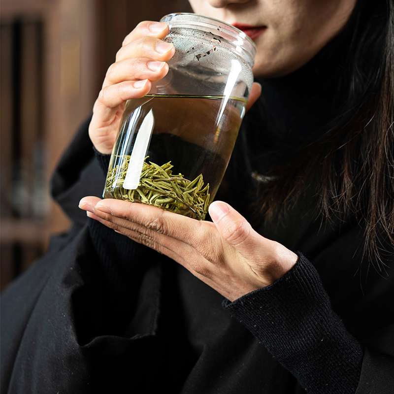 2024年新茶上市 浮梁绿茶特级毛尖芽玉仙芝嫩芽芽头茶叶绿茶67# - 图0