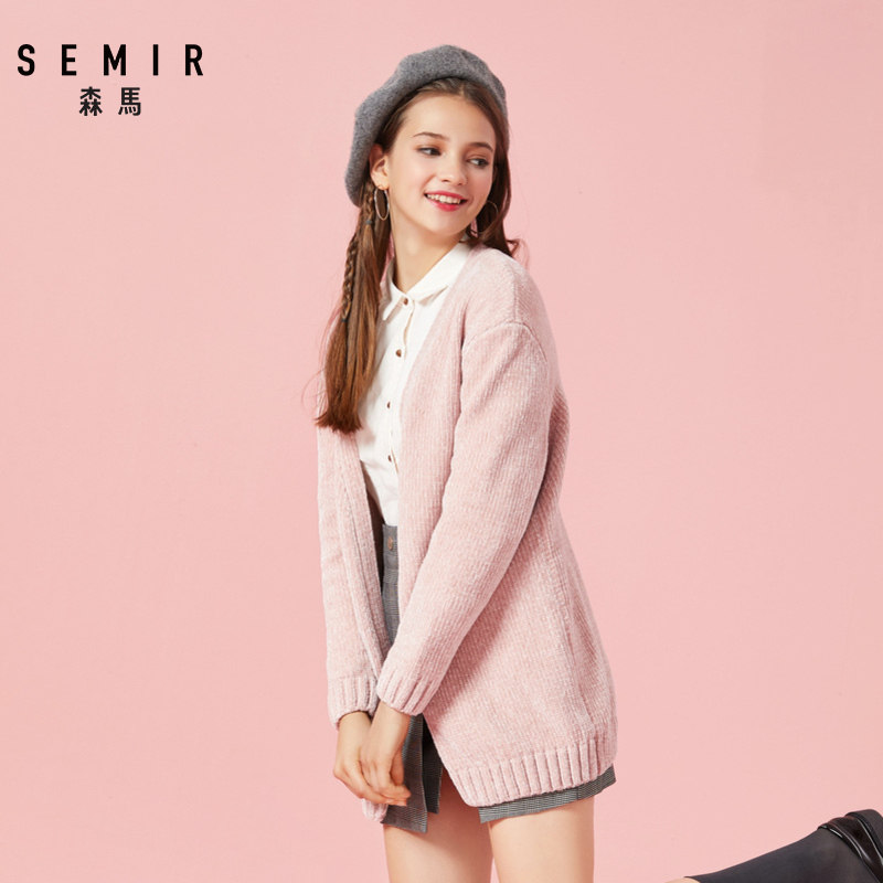 清仓森马年轻冬季时尚宽松学针织衫 森马outlets店毛针织衫