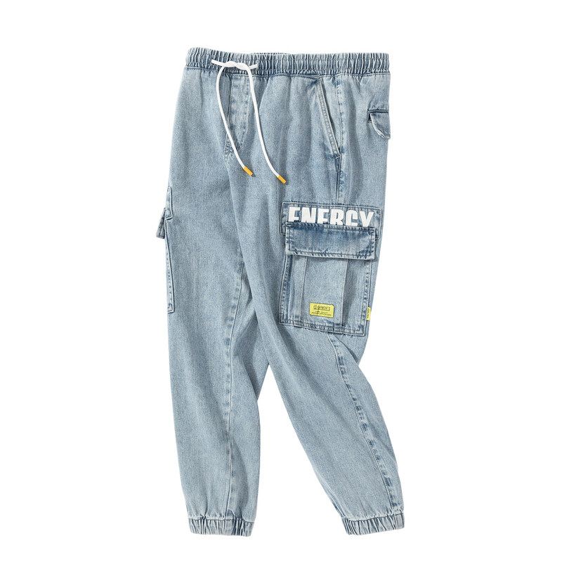 森马男2020新款秋季韩版潮流牛仔裤 森马outlets店牛仔裤