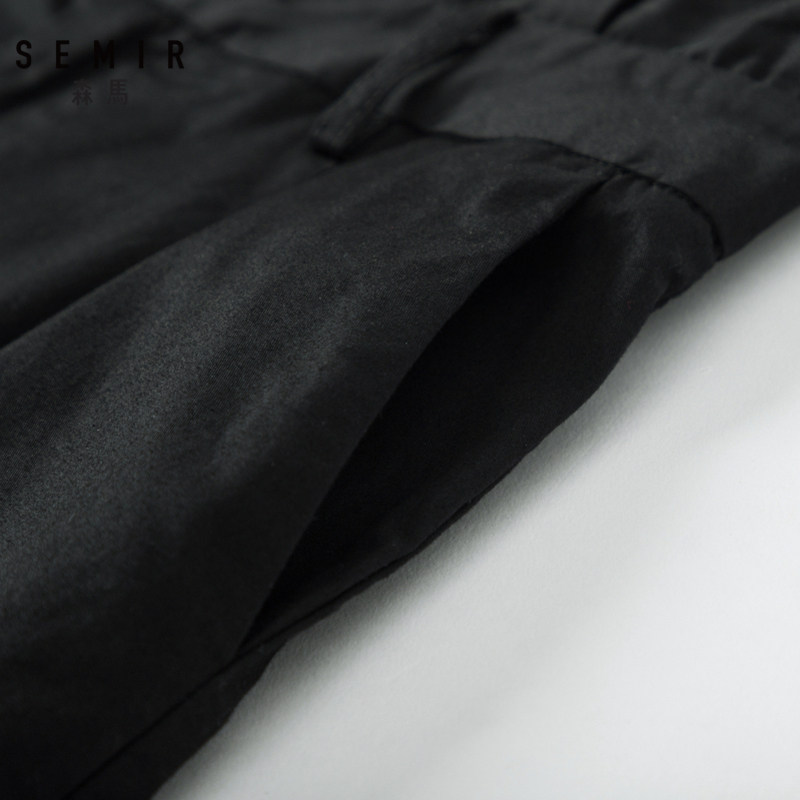 森马宽松阔腿甜美蝴蝶结显瘦裤子 森马outlets店休闲裤