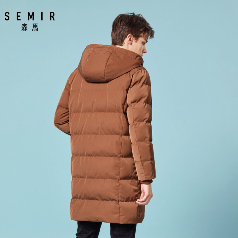 清仓森马中长款冬季男士韩版棉服 森马outlets店棉衣