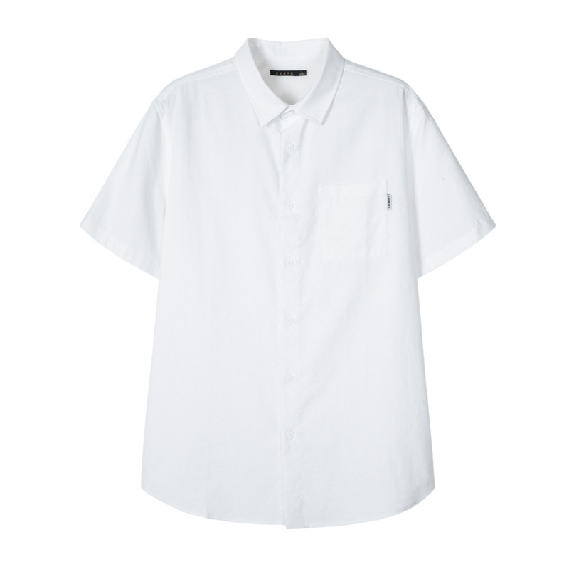 森马短袖男2020新款清仓休闲衬衫 森马outlets店衬衫