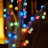 Star lights solar outdoor Christmas and New Year decorative lights