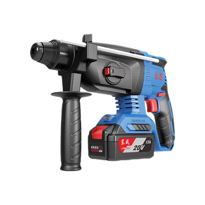 东成电锤zc22锂电无刷冲击钻大功率三用电镐混凝土轻型电锤钻电钻