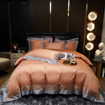 Light extravagant advanced sensation bed cover with four sets of 100 long suede cotton all-cotton pure cotton clip cotton bed cover all season universal