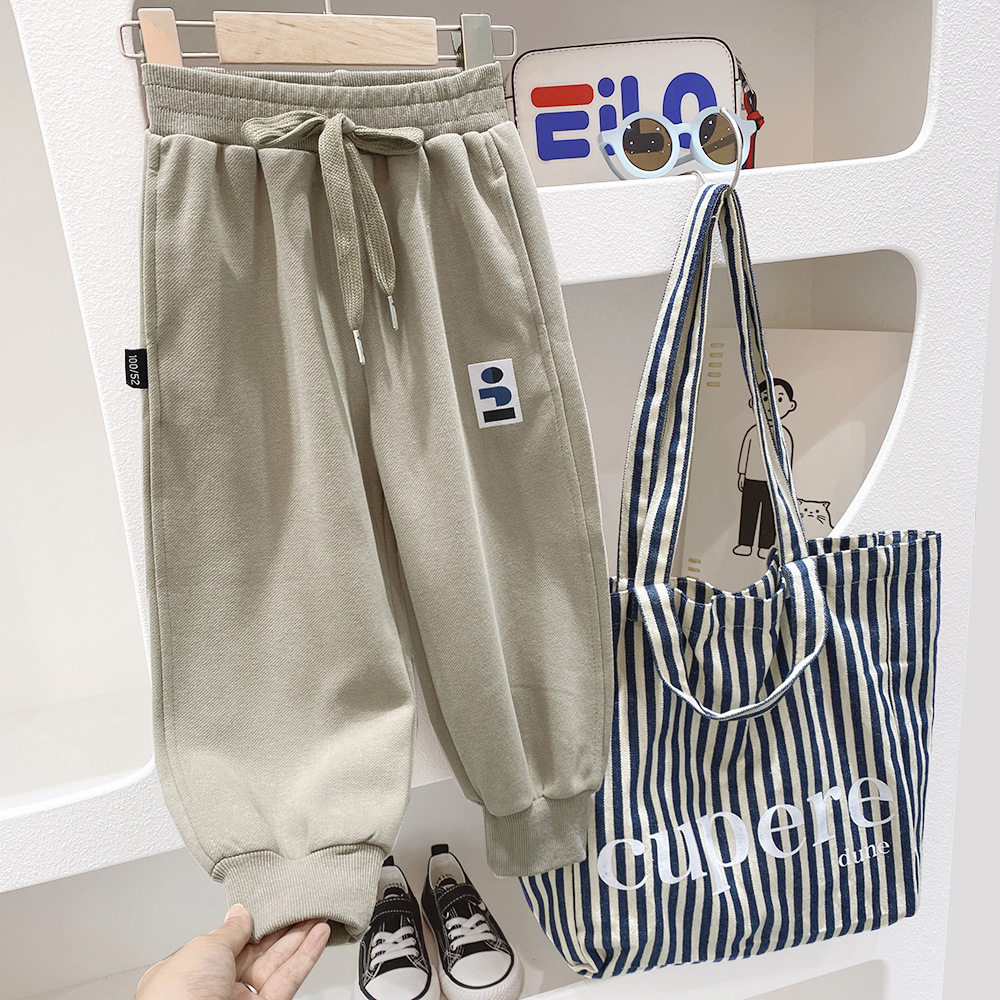 男童裤子春秋款帅气运动裤儿童外穿休闲秋装卫裤新款宽松长裤,淘宝优惠券,粉丝福利购,淘宝优惠卷