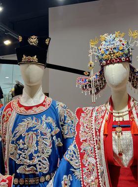 宋代展翅汉服婚礼拍照尺寸可调节