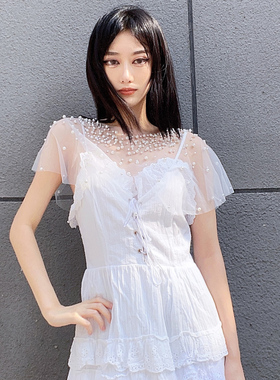 婚纱披肩外搭防晒珍珠加大码