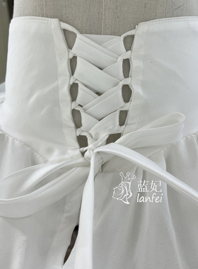 婚纱绑带裙撑暴力撑云朵
