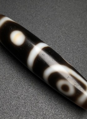 西藏天珠真品纯天然玛瑙老料高油包浆四眼天珠吊坠挂件民族风项链