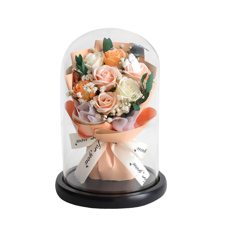 生日礼物女生七夕情人节送女友男友周年纪念日表白干花永生小花束