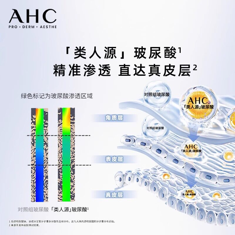 AHC水光精华水精华乳护肤品