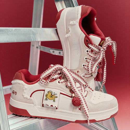 【马年系列】Champion冠军26春季新款红色飘带板鞋女运动休闲鞋男 - 图1