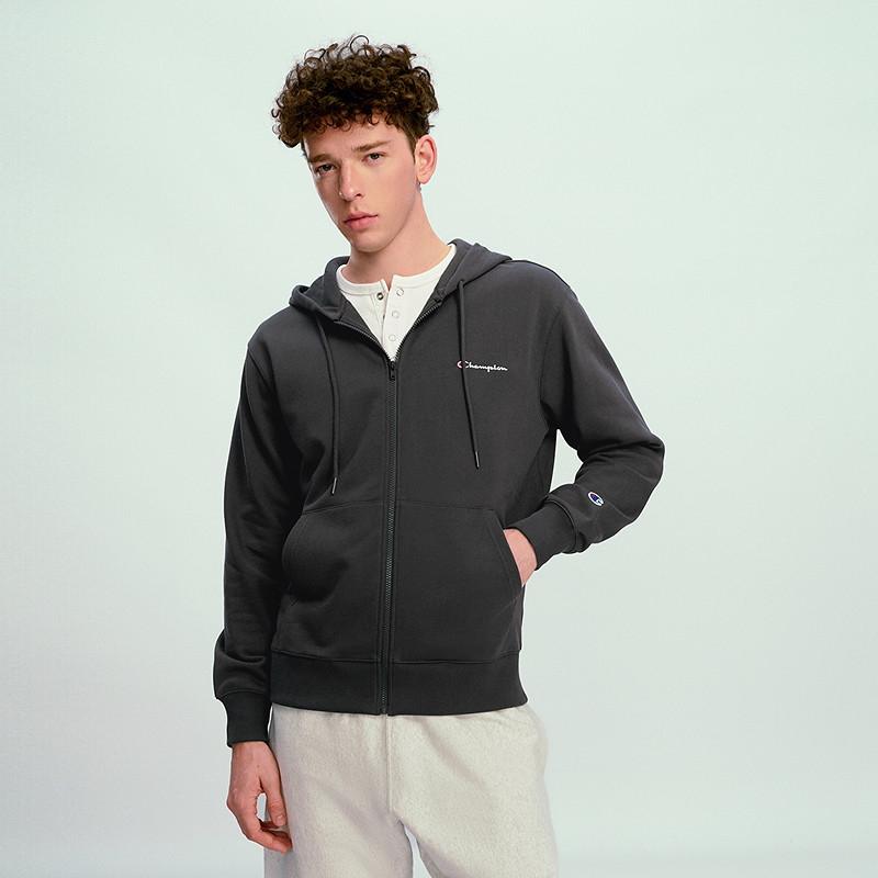 Champion冠军连帽卫衣男2026春季新款学院风拉链开衫外套女美式潮
