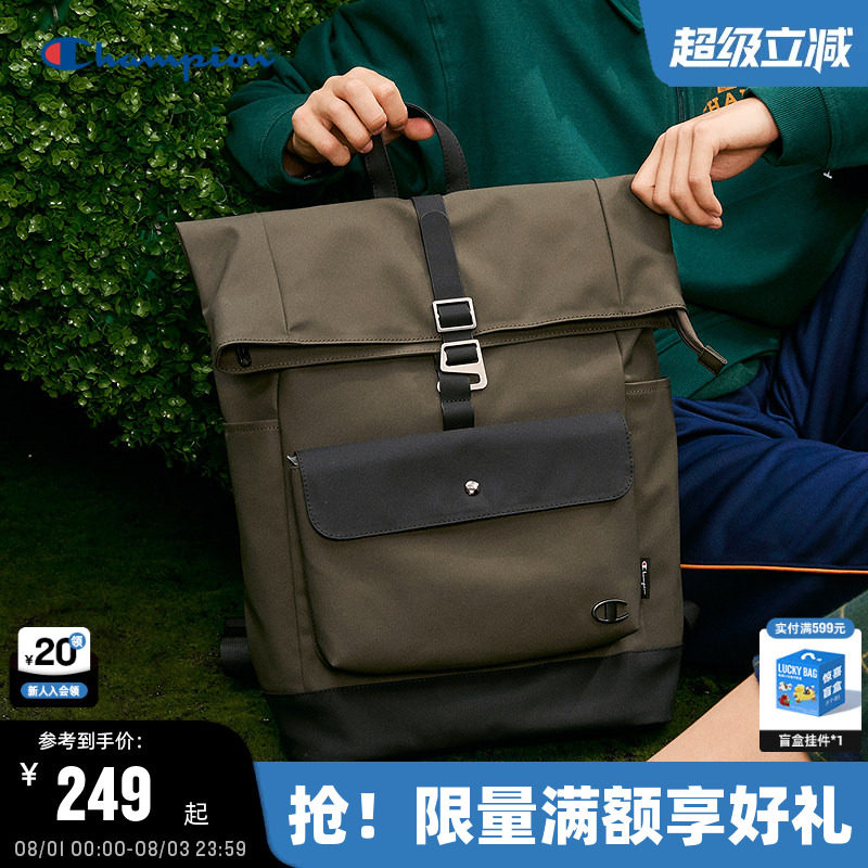 Champion冠军双肩包夏季男女情侣休闲户外通勤校园书包背包电脑包