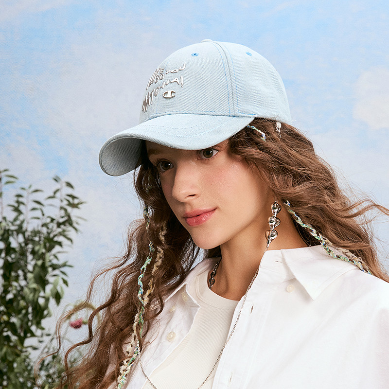 情人节系列Champion冠军25年春季新款泡泡棒球帽女情侣休闲鸭舌帽,淘宝优惠券,粉丝福利购,淘宝优惠卷