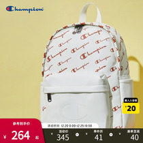 Champion Champion Double Shoulder Bag White Large Capacity Couple Full Print Old Flowers American Fashion Backpack Mens Bag Women