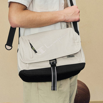 ແຊ້ມ Champion Messenger Bag 2024 Summer New Men's American College Bag Messenger Bag trendy ຄວາມອາດສາມາດຂະຫນາດໃຫຍ່