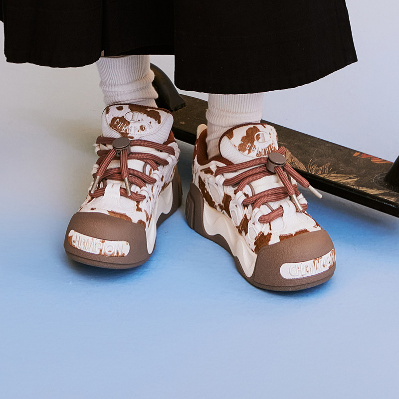 Champion冠军大头鞋秋冬膨膨甜甜圈女拼色面包鞋潮鞋男厚底板鞋,淘宝优惠券,粉丝福利购,淘宝优惠卷