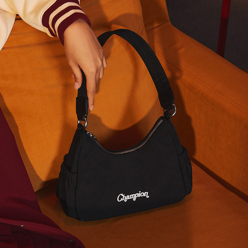 Champion冠军腋下包26春季新款女时尚银色通勤包法式单肩包男背包,淘宝优惠券,粉丝福利购,淘宝优惠卷
