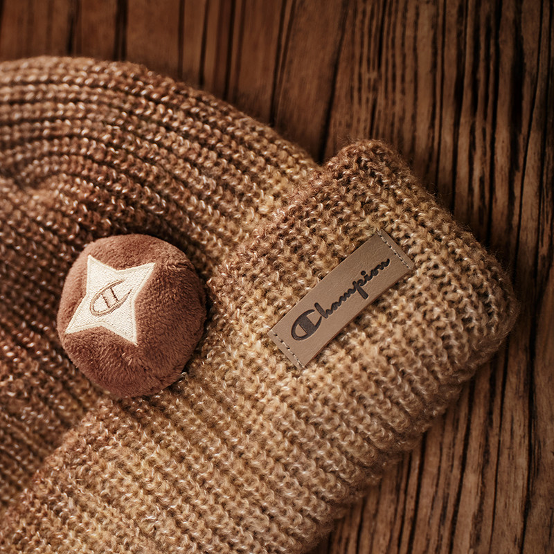 Champion冠军针织帽25秋冬新款暖暖舒芙蕾女红色毛线帽男运动冷帽,淘宝优惠券,粉丝福利购,淘宝优惠卷