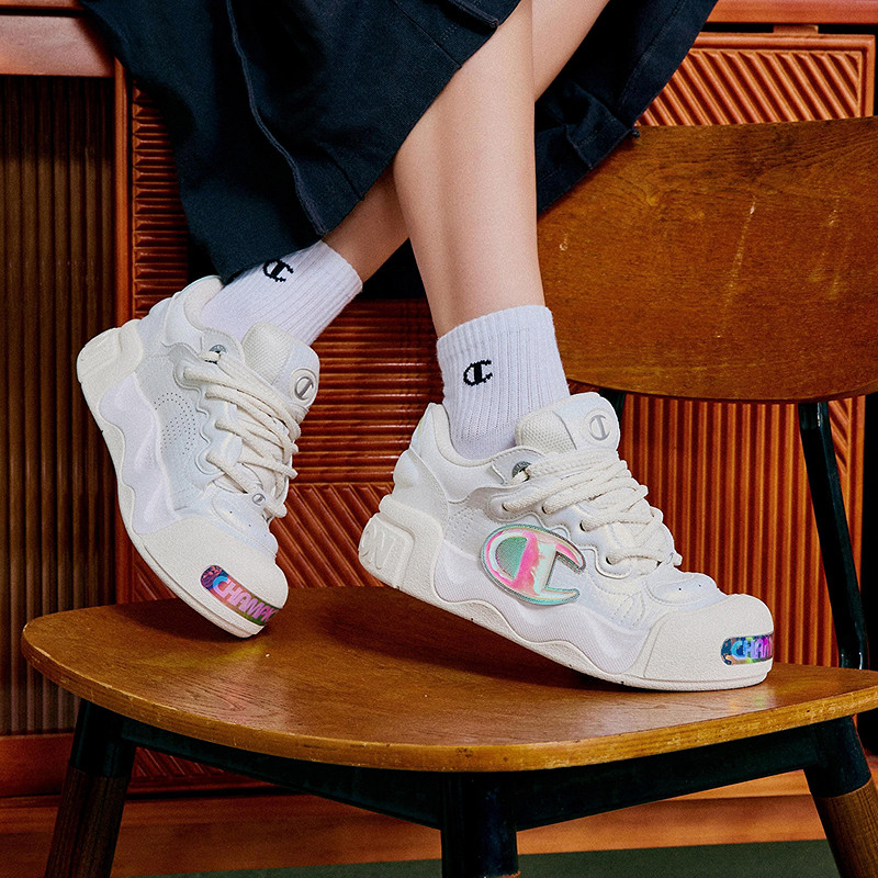 Champion冠军面包鞋25秋冬新款膨膨大头鞋女增高休闲鞋男红色板鞋,淘宝优惠券,粉丝福利购,淘宝优惠卷