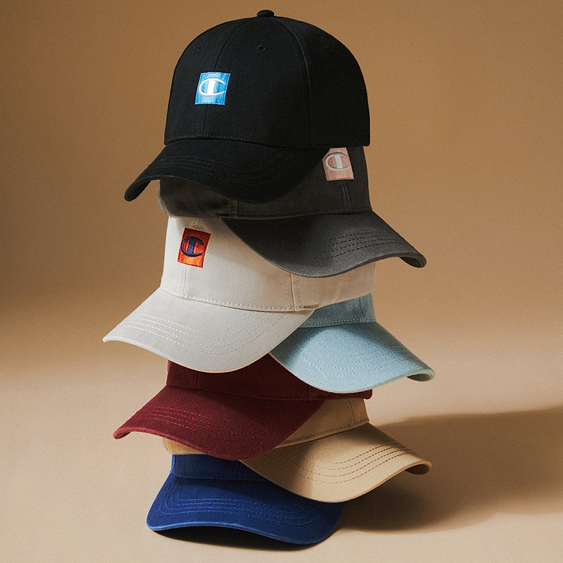 Champion冠军棒球帽2026春季新款红色鸭舌帽男女潮流休闲运动帽,淘宝优惠券,粉丝福利购,淘宝优惠卷