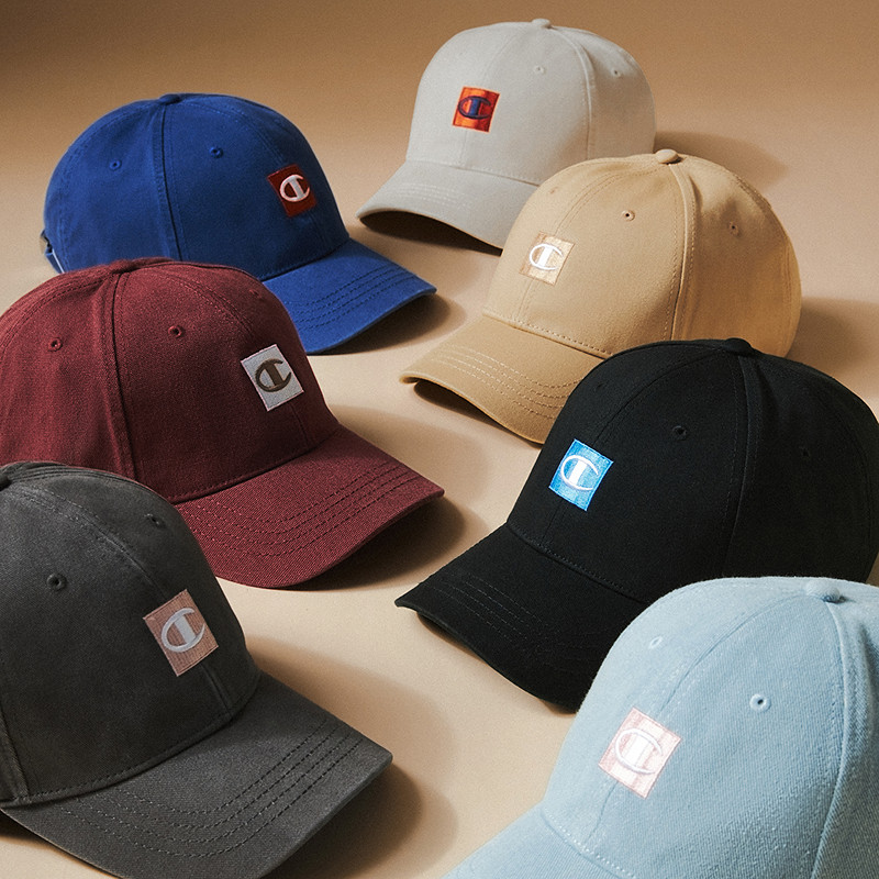 Champion冠军棒球帽2026春季新款红色鸭舌帽男女潮流休闲运动帽,淘宝优惠券,粉丝福利购,淘宝优惠卷