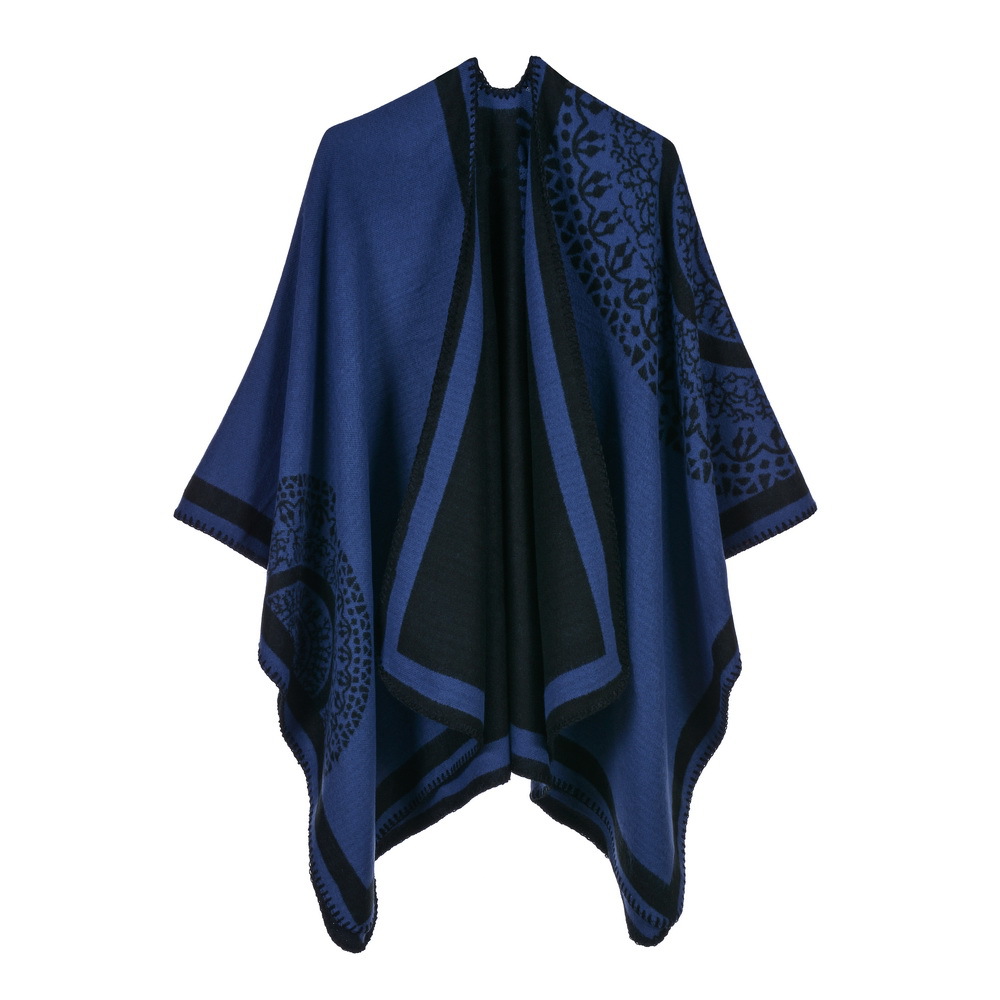 big-name scarf women's shawl dual-purpose shawl cloak - 图1