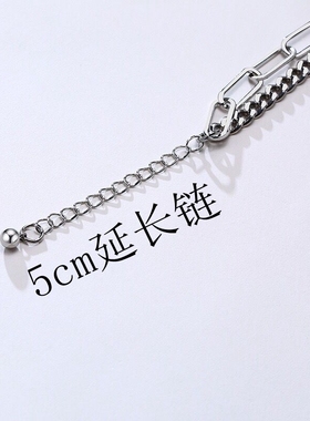 轻奢双层钛钢男士小众设计感手链