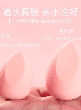 化妆美妆蛋不吃粉海绵粉扑气垫干湿 dry wet make up powder puff