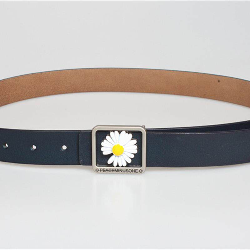 小雏菊腰带女牛仔裤百搭时尚牛皮裤带权志龙同款速卖通真皮皮带,淘宝优惠券,粉丝福利购,淘宝优惠卷