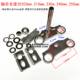Off-road vehicle inverted front shock absorber with steering wheel fork