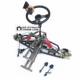 Modified front axle of self-made front and rear suspension vehicle system