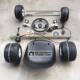 Go kart accessories modified front and rear suspension steering assembly