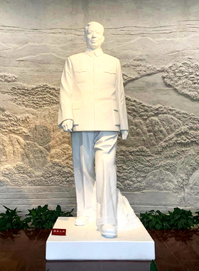 玻璃钢铸铜刘少奇人物雕塑