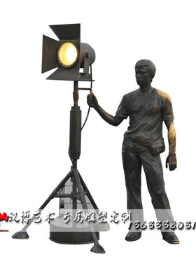 玻璃钢商业风步行街民俗人物雕塑