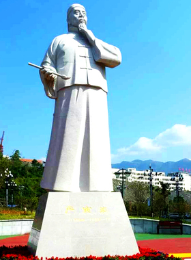 汉白玉石材古代历史名人雕塑
