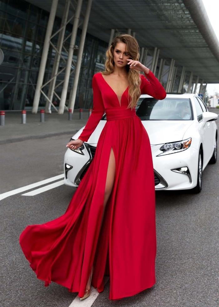 2021Sexy Evening Gown Women Dress Ladies Long Party Dresses