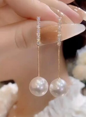 Tassel Pearl Earrings - New Jewelry for Women女士气质耳饰