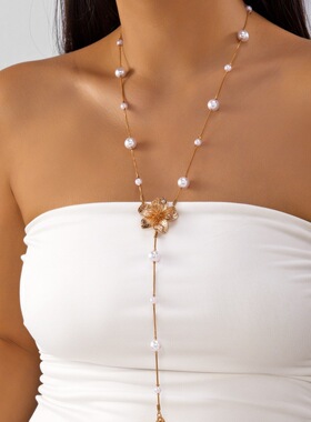 Cross-border necklace fashionable hip-hop jewelry for women