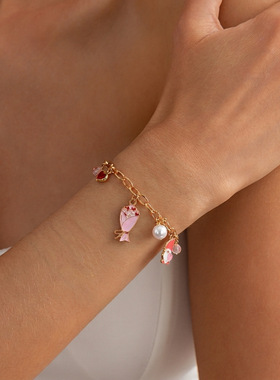 European American thick chain bracelet gift for women女手链