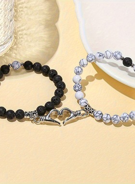 Cross-border couple bracelets as trendy gifts跨境时尚潮手链
