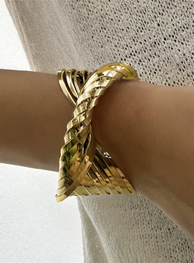 New style bracelet vintage twisted wristband for women女手镯
