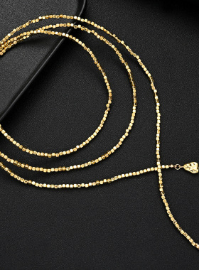 Cross-border women's long elegant necklace跨境女士优雅项链