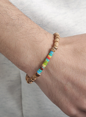 European and American fashion beaded bracelets for boys跨境