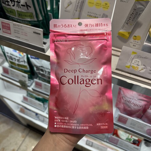 新日本FANCL芳珂HTC玫瑰精华颗粒VC鱼皮胶原蛋白片DX增强版30日 - 图1